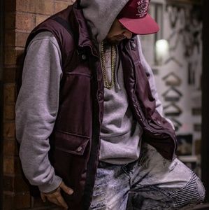 Coogi classic bomber vest